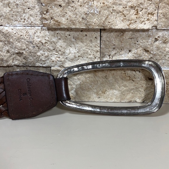Coldwater Creek Belt S Leather Wide Brown Hip - Picture 8 of 14